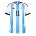 Argentína Angel Di Maria #11 Domáci futbalový dres MS 2022 Krátky Rukáv